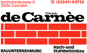 de Carnee Bauunternehmen